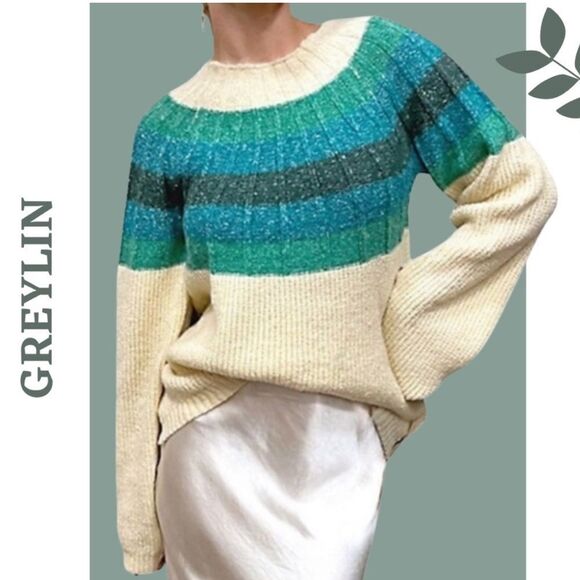 🔥Anthropologie x Greylin Megan Striped Sweater! - Picture 5 of 11